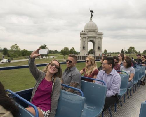 GETTYSBURG BATTLEFIELD BUS TOUR IN ACTION