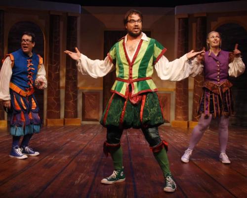 a photo of the cast on stage at the Bloomsburg Theatre Ensemble in Pennsylvania