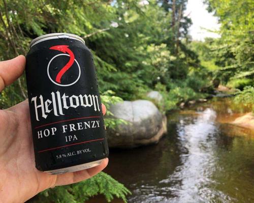 hellotwn hop beer can 