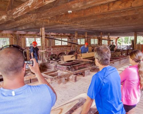 lumber museum exhibit