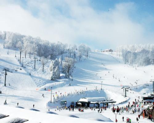 skiing area