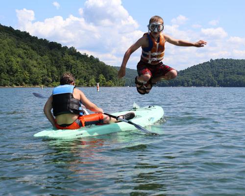 paddling youghiogheny River Lake