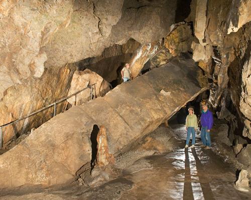 inside cave