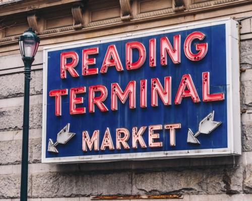 Reading Terminal Market electronic signage board
