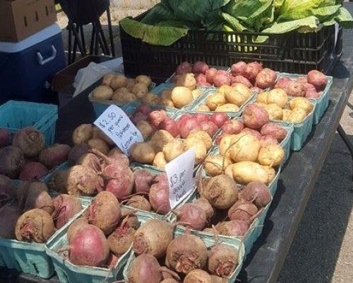 beets potato and other fresh produce