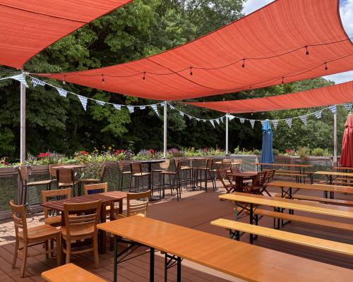 Axemann Brewery seating outdoor