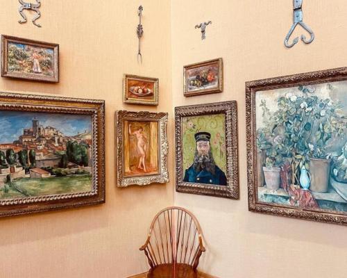 art work hangings on wall