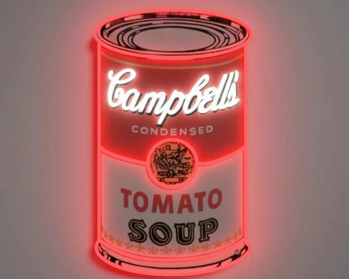 campbells tomato soup jar art piece