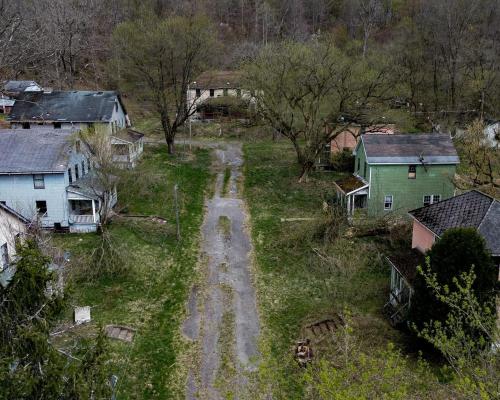 Yellow Dog Village a ghost town outside Pittsburgh, PA