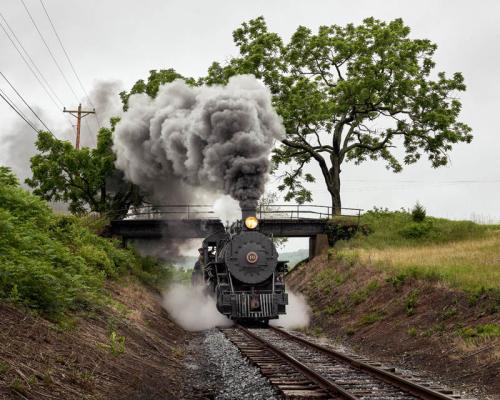 rail passing thru a underpass