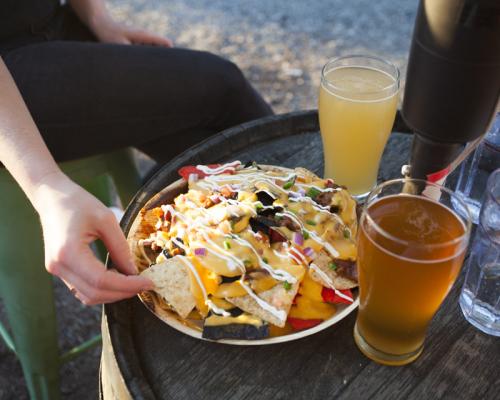 taco with beer on side