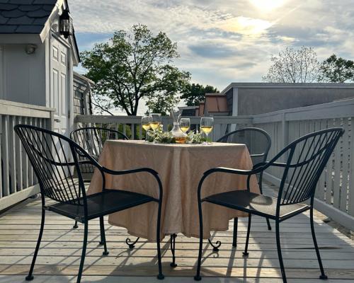 Fox and Hound Bed and Breakfast rooftop deck