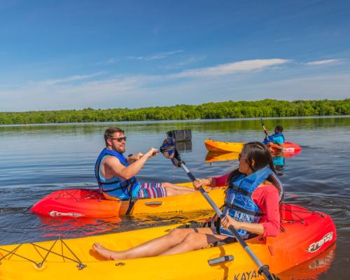 kayaking on Lake Nockamixon