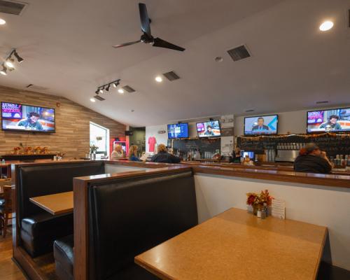 indoor seating Langhorne Brewing Company