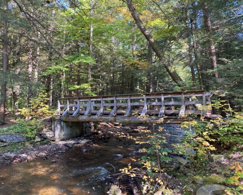 ricketts glen state park wooden walk over bridge