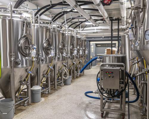 beer brewing containers at Warwick farm brewing