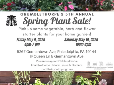 Grumblethorpe Spring Plant Sale