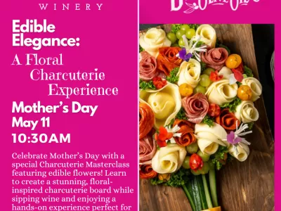 Edible Elegance: A Floral Charcuterie Experience with Edible Flowers!