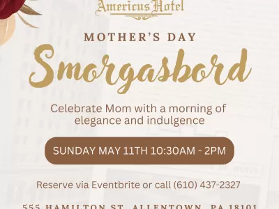 Mother's Day Smorgasbord at The Americus Hotel