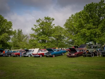 Antique Car Show & Flea Market at Linvilla Orchards