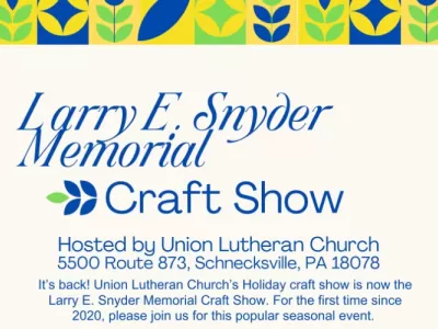 Larry E Snyder Memorial Craft Show