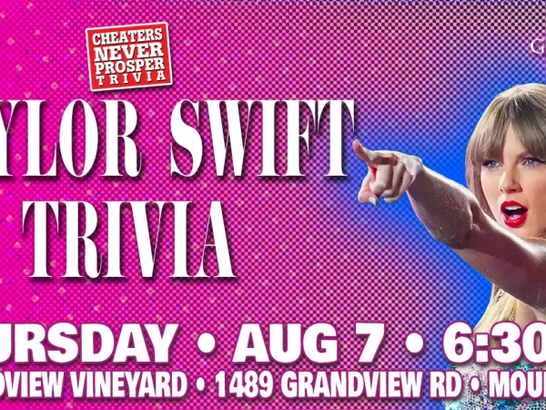 Taylor Swift Trivia at Grandview Vineyard