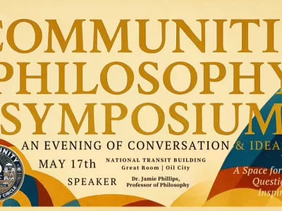 Community Philosophy Symposium - May 17 Speaker Event 