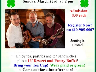 An Afternoon Tea: “A Scots-Irish Spring Time Celebration”