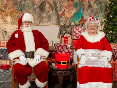 Pictures with Santa