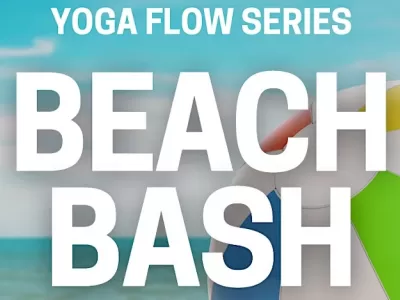 Beach Bash Yoga at KOP Town Center