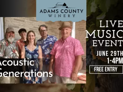 Acoustic Generations live at Adams County Winery
