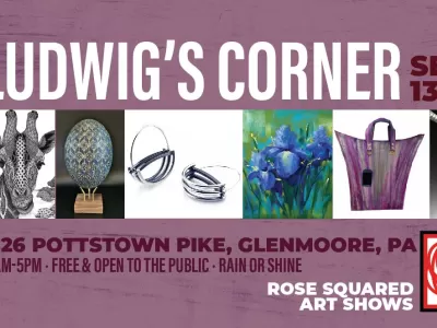 2nd Annual Rose Squared Art Show Ludwig's Corner