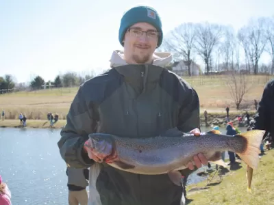 Fishing at Orchard Lake