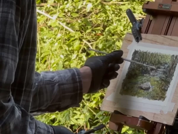 Plein Air Painting with Tom Nieman at Rail Gap