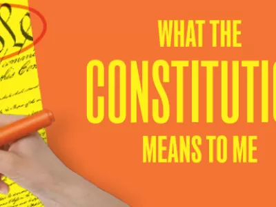 The Arden presents “What The Constitution Means To Me” 