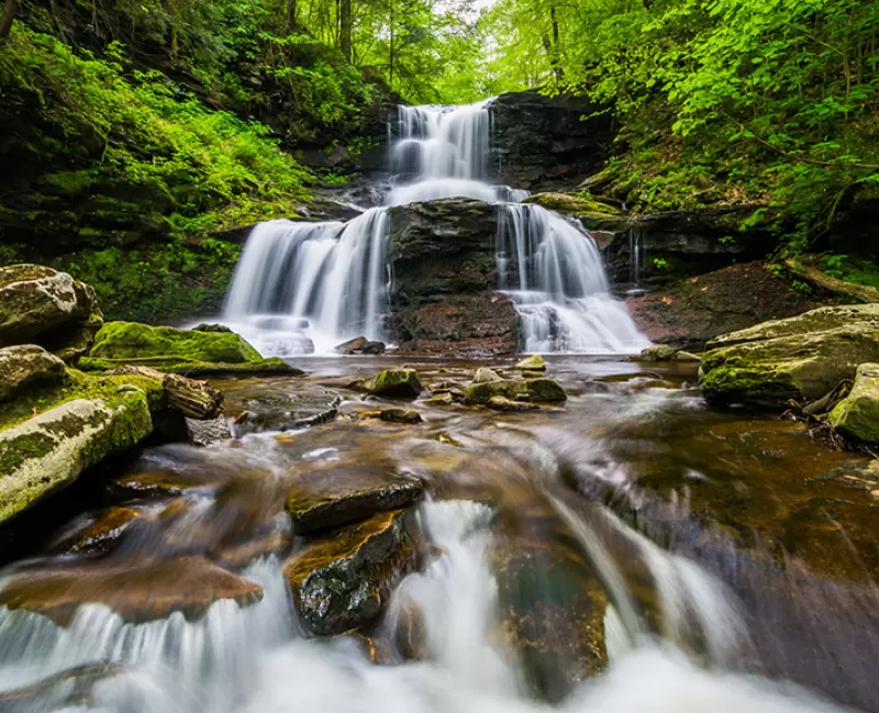 Tuscarora Falls, Ricketts Glen State Park