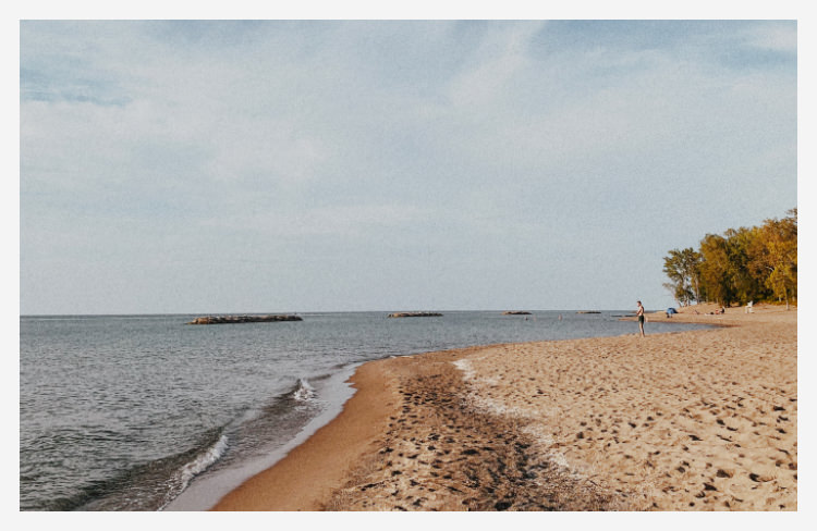 Lake Erie beach