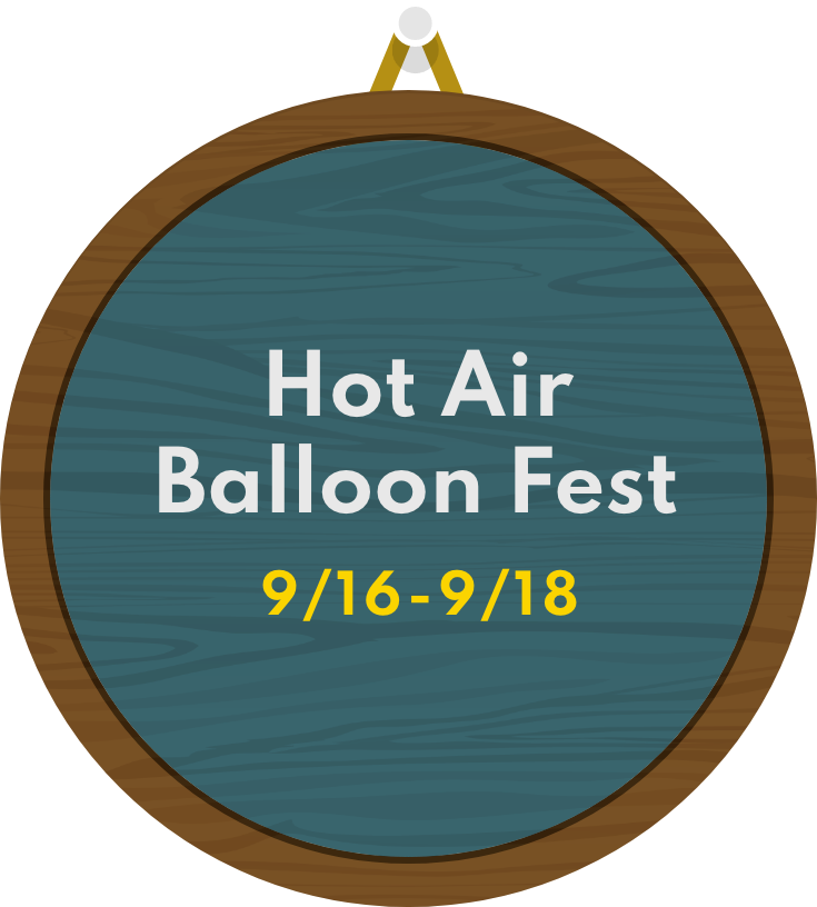 Hot Air Balloon Fest 9/16 - 9/18