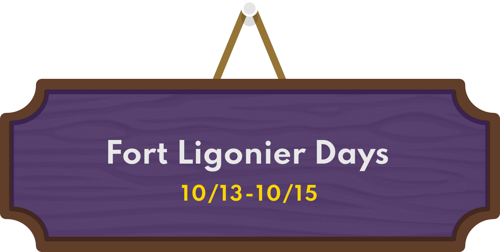 Fort Ligonier Days 10/13-10/15