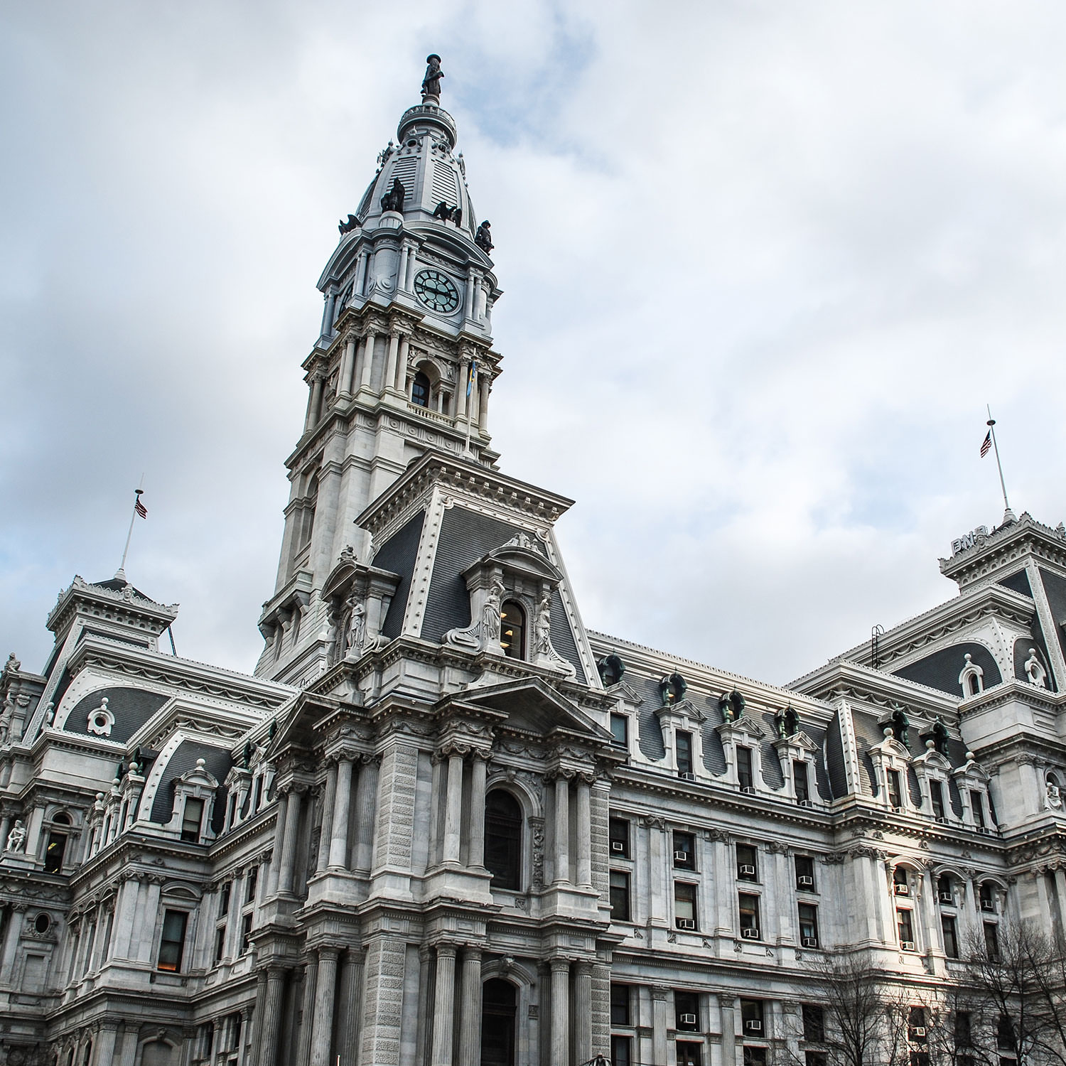 The City hall in Philadelphia