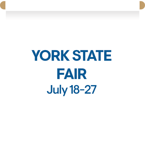 York State Fair July 18-27