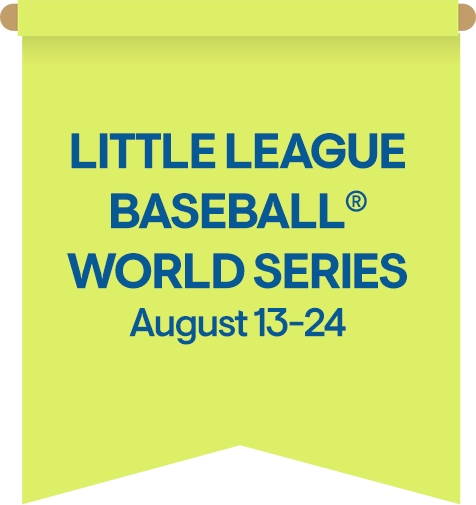 Little league baseball world series August 13-24
